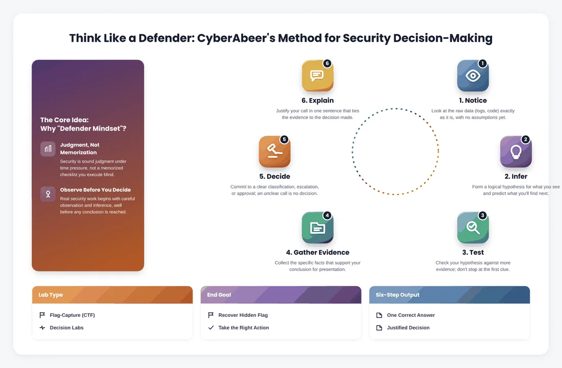 Think Like a Defender: CyberAbeer's Method for Security Decision-Making — available on Amazon
